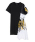 Split Abstract Art Dress